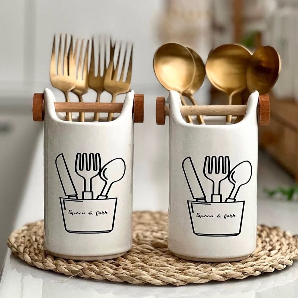 جاقاشقی سرامیکی دسته بامبو