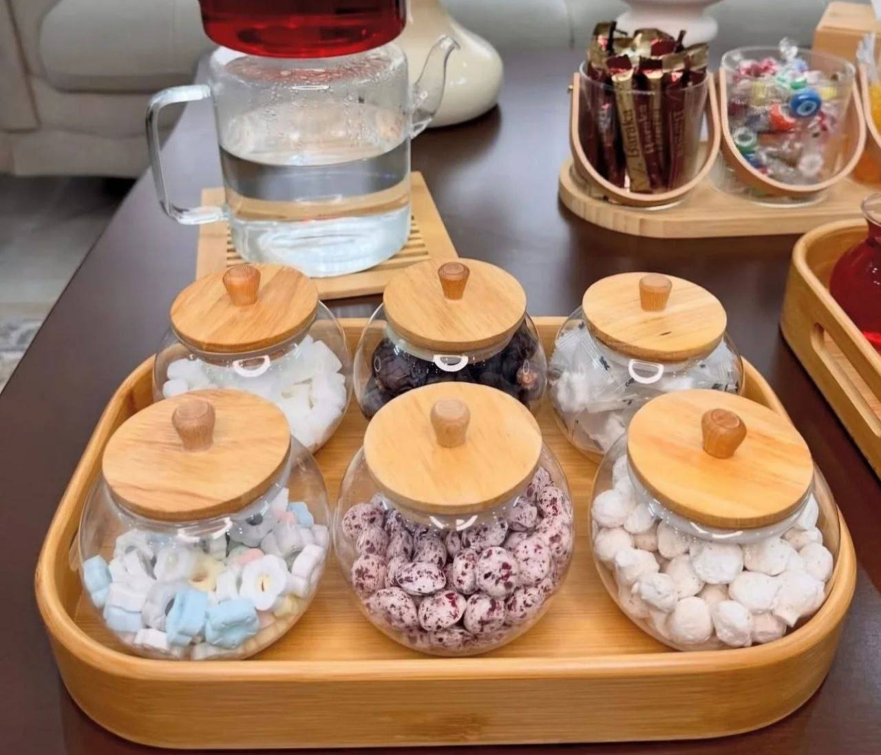 قندان پیرکس درب بامبو